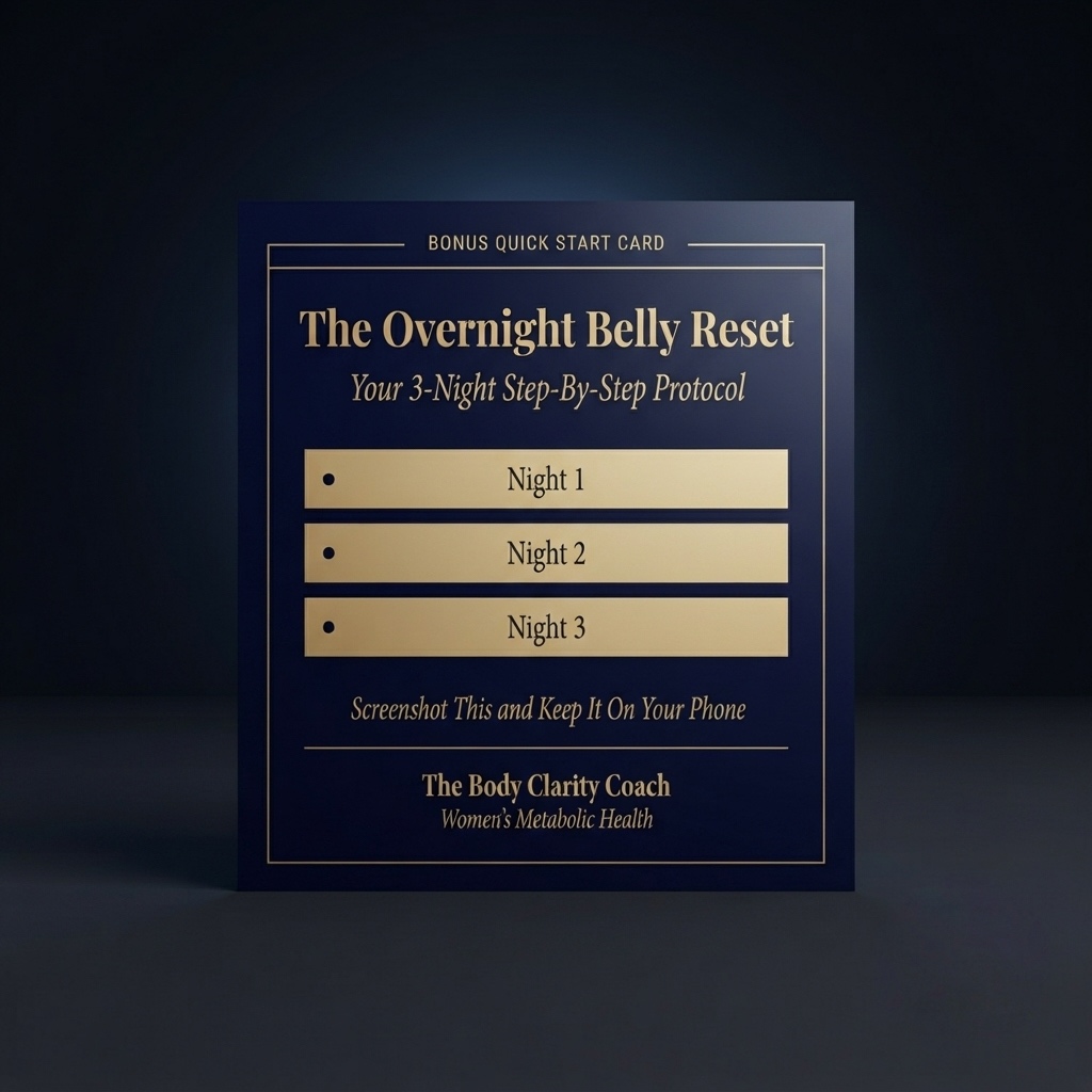 Bonus 1 — The Overnight Belly Reset Quick Start Card
